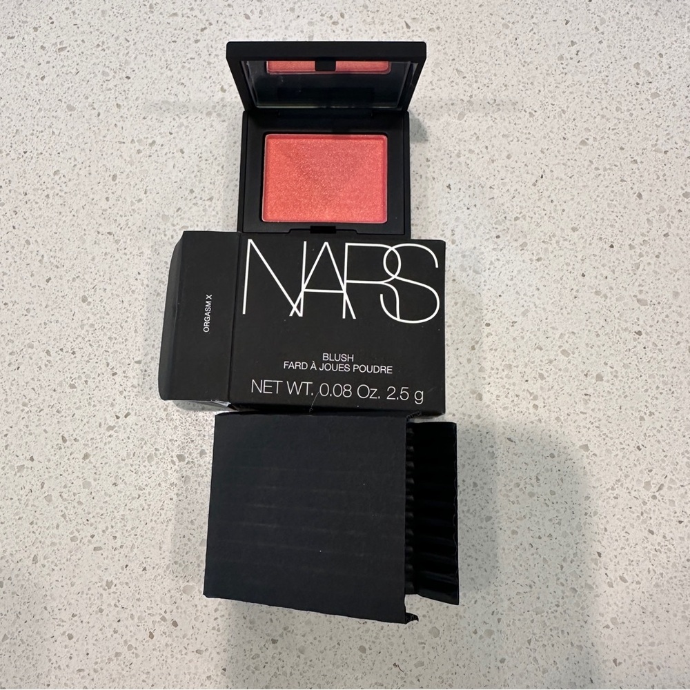 New in Box NARS Mini Blush Talc Free in OrgasmX sz 2.5gm